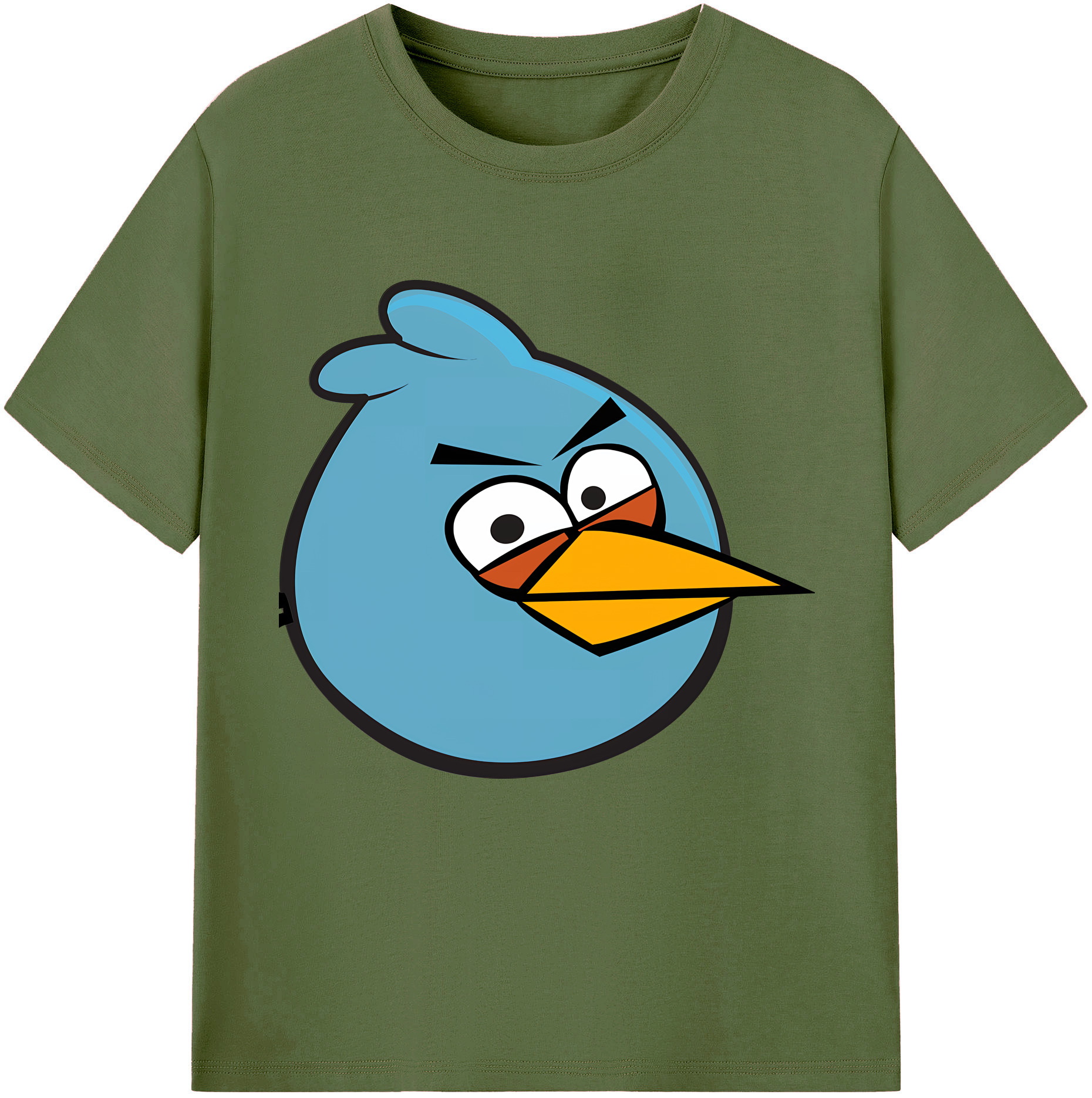 （画像用） Angry Birds アングリーバード 綿100％半袖Tシャツ（フロントプリント）